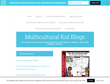 Tablet Screenshot of multiculturalkidblogs.com